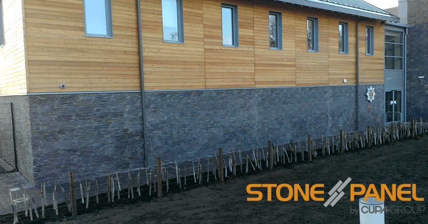 Sniperley Fire Station clad in STONEPANEL™