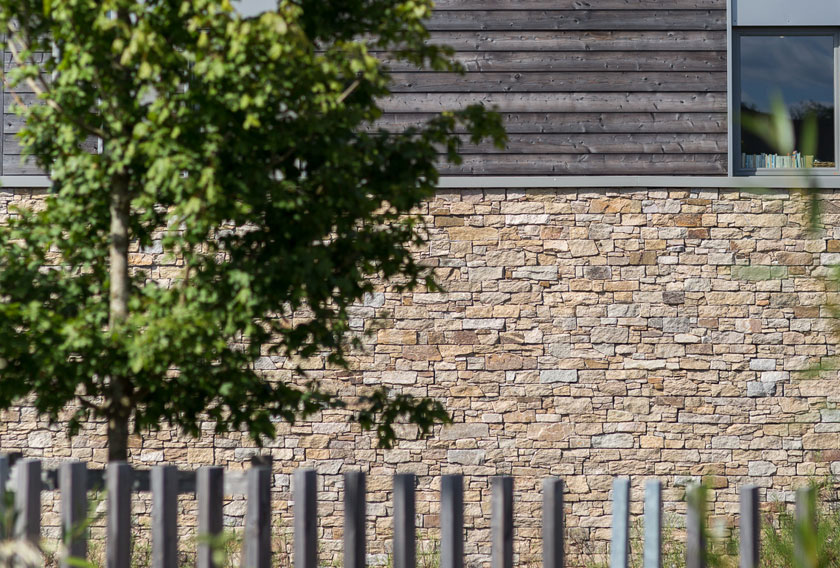 High School Clisson clad in Stonepanel