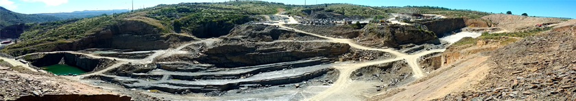 Infercoa natural slate quarry