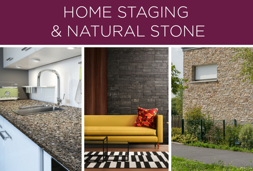 Natural stone for home staging
