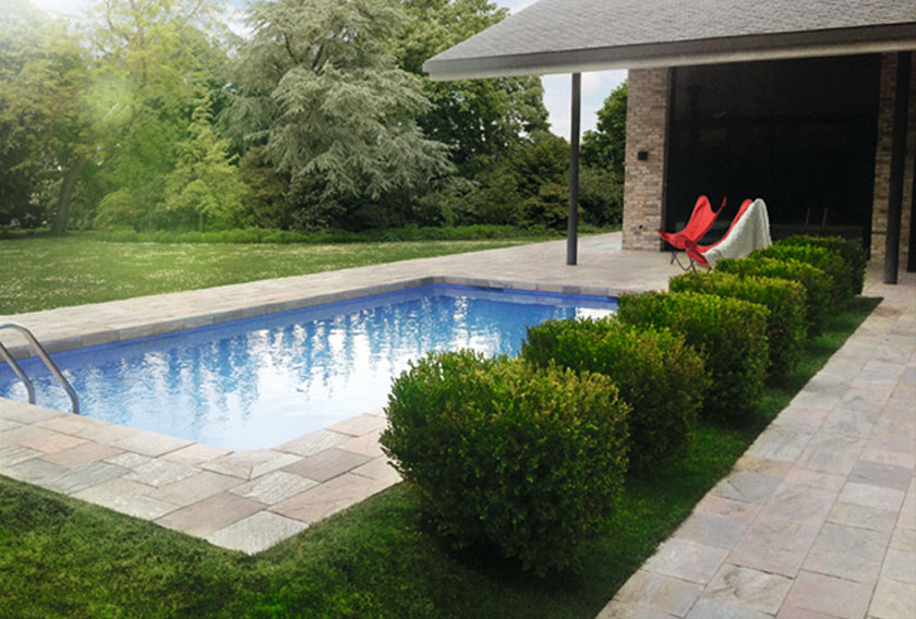 Quartzites for pools