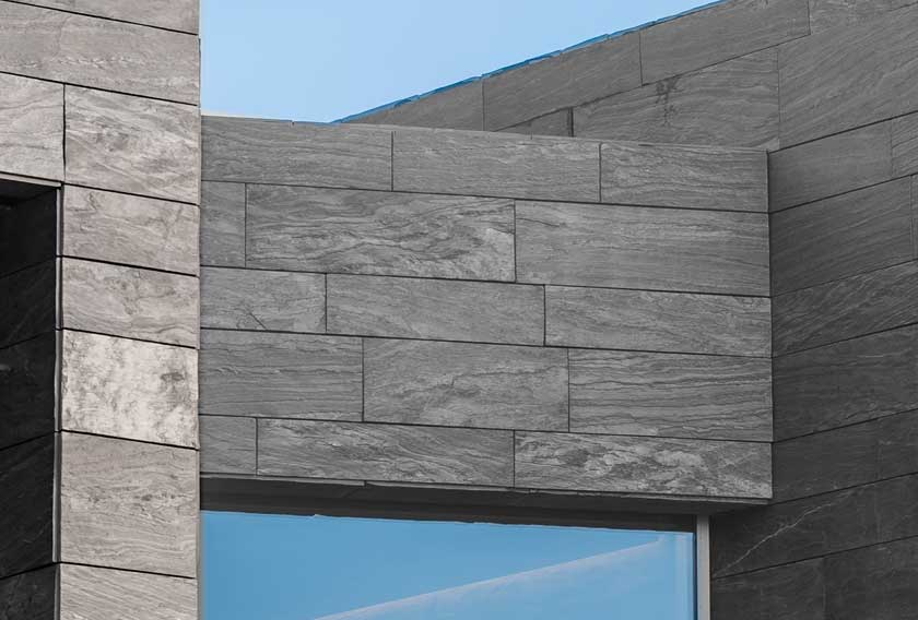 Natural stone advantages for ventilated facades