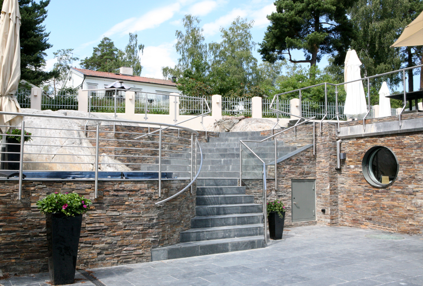 A beautiful private house in Stockholm with a facade clad in STONEPANEL