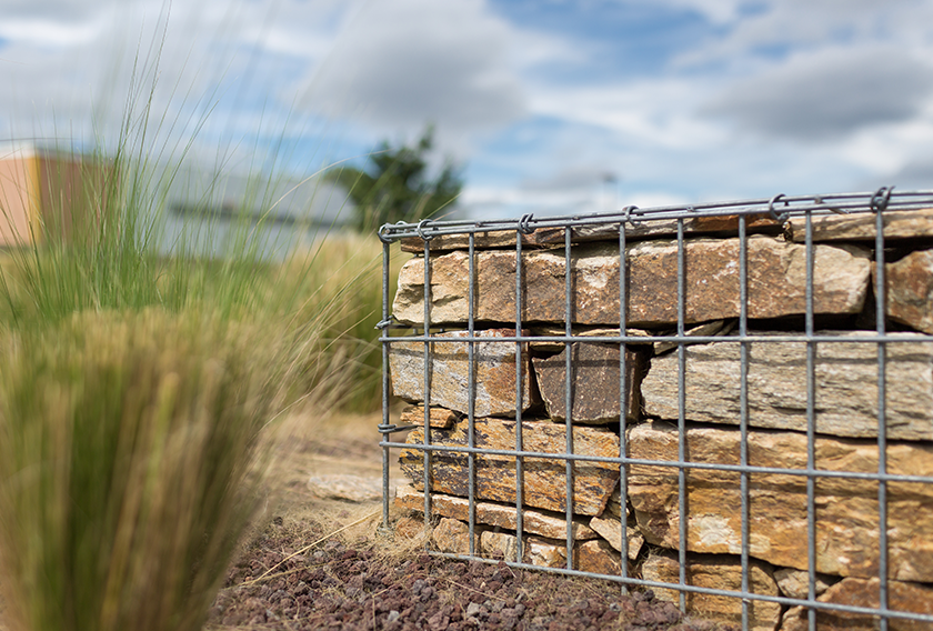 Natural stone for gabion walls