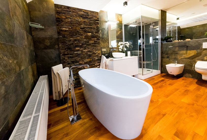 Natural stone for bathrooms