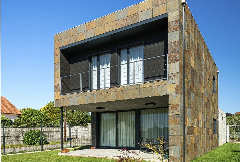 Natural Stone Cladding Multicoloured Slate