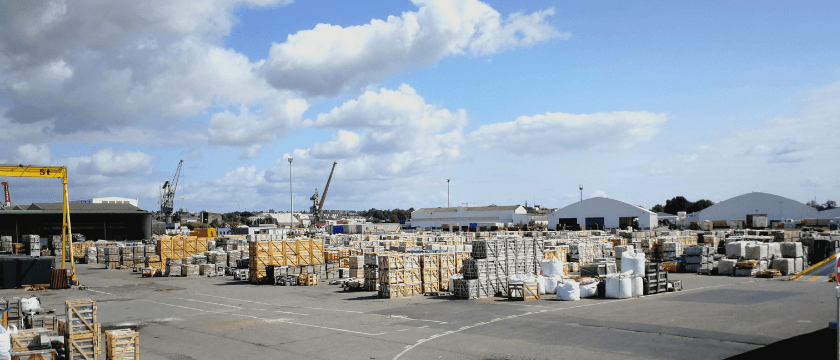 CUPA STONE logistics platform in France