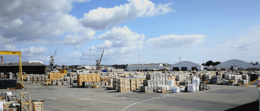 CUPA STONE logistics platform in France CUPA STONE logistics platform in France