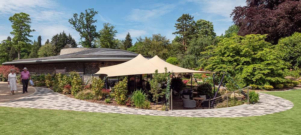 the garden pavilion in grantley hall in the uk